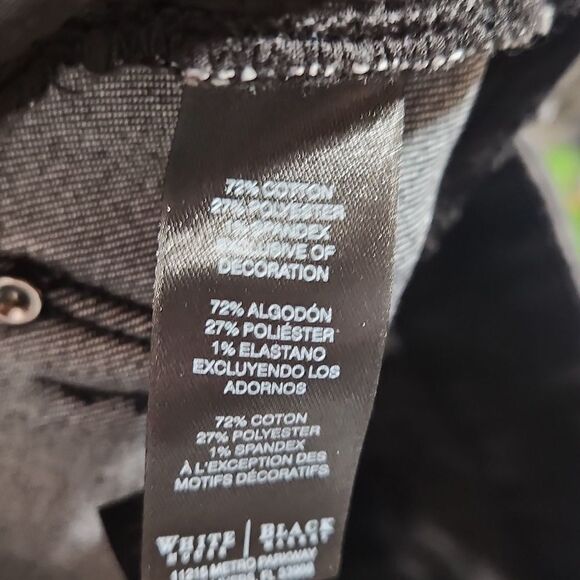 EUC WHBM Black Skinny Flare Jeans - Picture 6 of 10